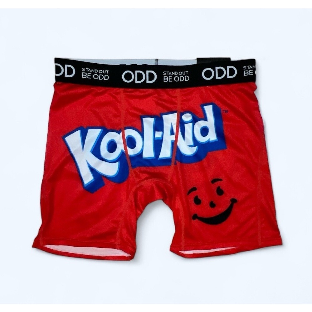 Odd Sox Kool-Aid Man Boxer Briefs Underwear Red Gift Mens Size Medium